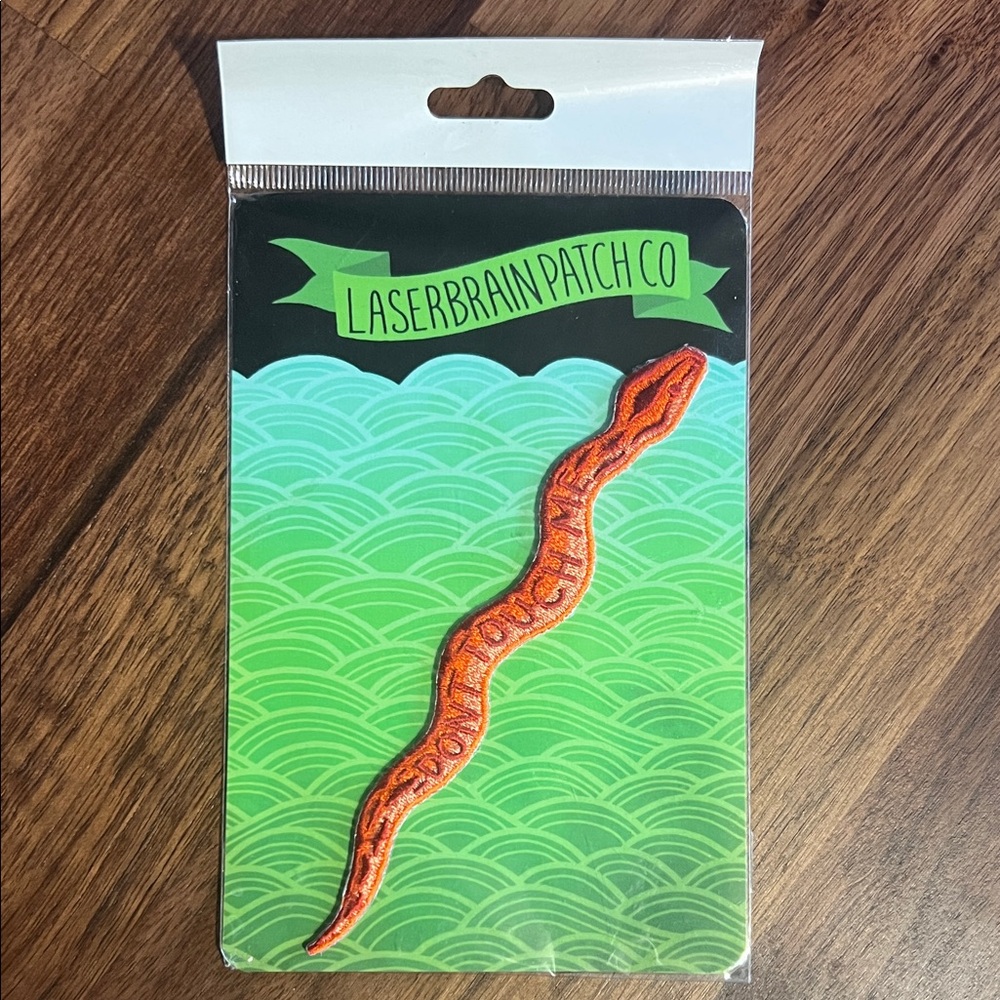Iron On Snake Patch Dont Touch Me